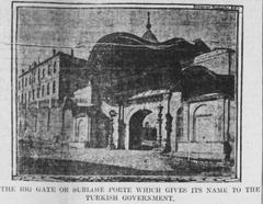 The Sublime Porte of the Ottoman Empire in 1904