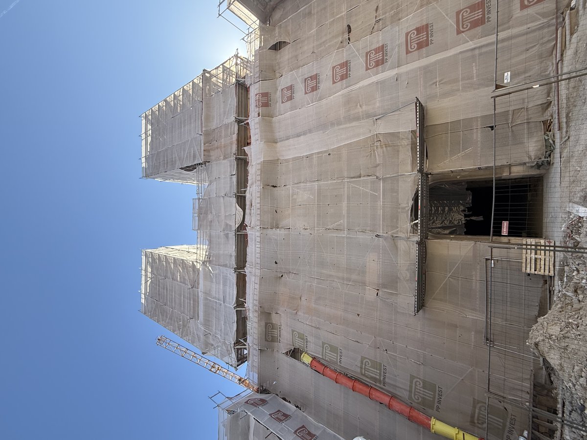 Basilica of the Heart of Jesus in Zagreb under restoration works 2025
