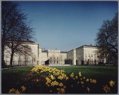 Rear view of Paleis Noordeinde, royal palace in The Hague, South Holland