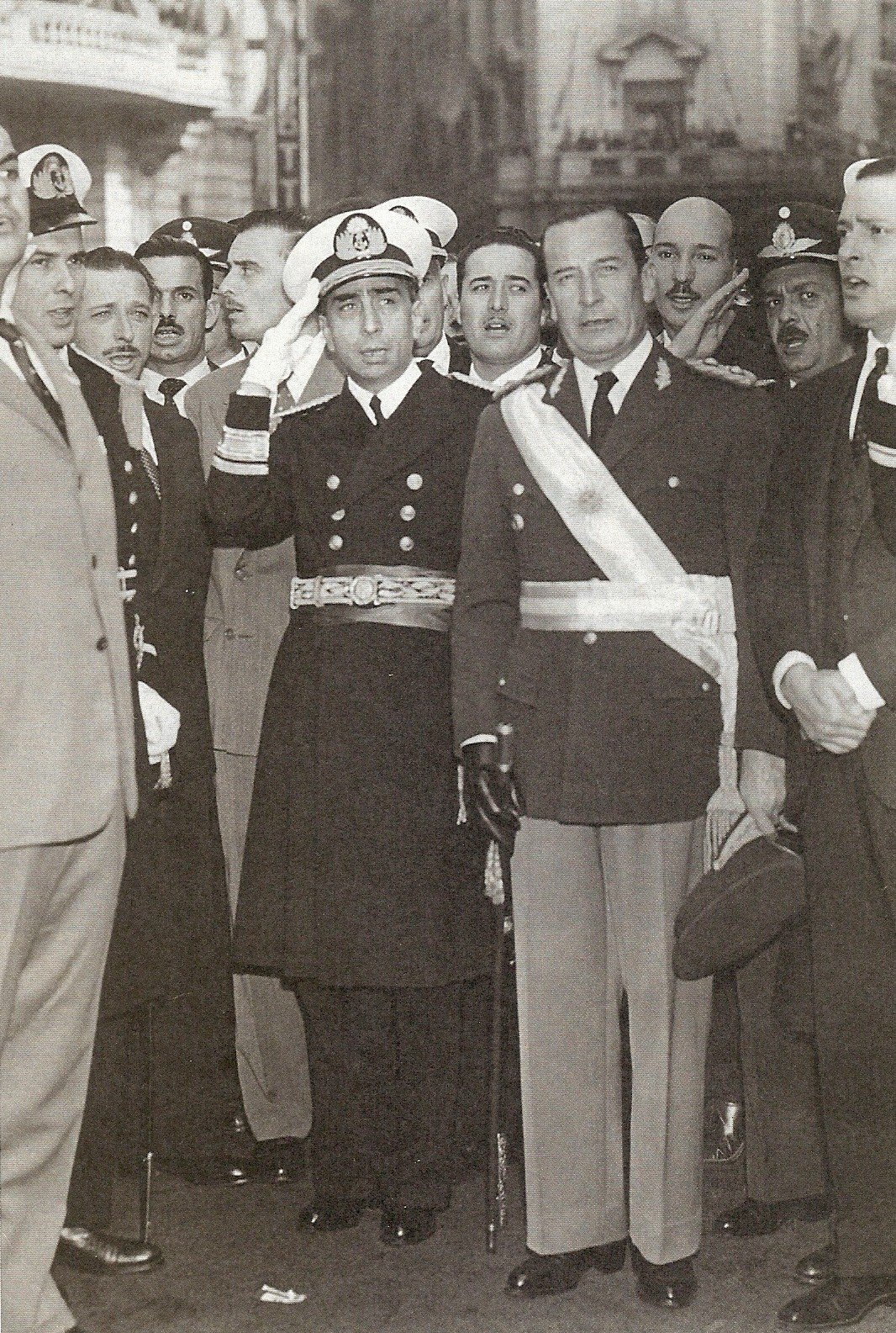 Isaac Rojas and Pedro Eugenio Aramburu during the Revolución Libertadora in Argentina 1955-1958