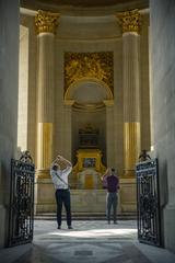 U.S. Marines of 6th Marine Regiment touring Les Invalides Museum in Paris honoring World War I sacrifices