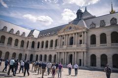 U.S. Marines visiting Les Invalides Museum in Paris honoring World War I sacrifice