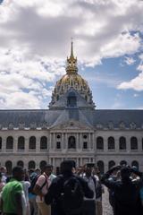 U.S. Marines from 6th Marine Regiment touring Les Invalides Museum Paris honoring WWI sacrifices