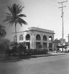 Historic ANZ Bank building at the corner of Spence and Lake Street in Cairns, Queensland, designed by architect Lange Powell in 1925-26