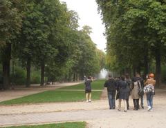 Brussels Park in Brussels, Belgium with lush green trees and open grassy areas