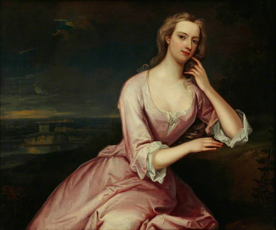 Portrait of Henrietta Howard, 9th Countess of Suffolk, painted by Charles Jervas