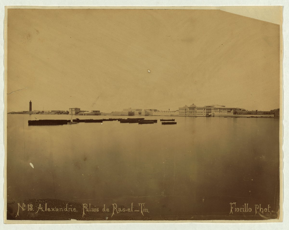 Ras-el-Tin Palace in Alexandria, historic architectural landmark