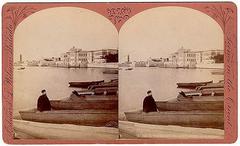 Ras-el-Tin Palace in Alexandria Egypt circa 1882