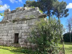 Ancient mausoleum attributed to Emperor Galba located in Monte San Biagio, Latina