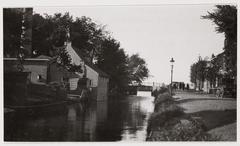 Historical photograph of Buikslotermeerdijk 22 looking northward to Noordhollands Kanaal in 1922