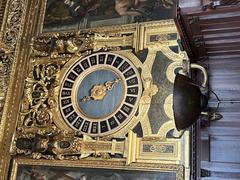 Historic clock on the facade of the Doge's Palace in Venice