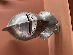 Ornate piece of armor displayed at the Doge's Palace