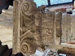 Marble sculpture at the Palais des Doges in Venice