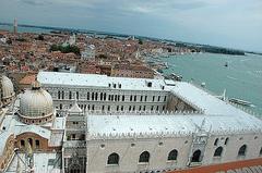 Doge's Palace viewed from the top of the Bell Tower