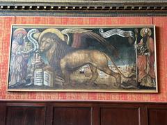 Fresco painting in the Doge's Palace with intricate historical details