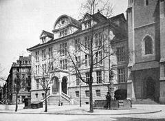 Historical photo of Zentralbibliothek Zürich in 1917