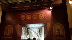 Théâtre royal de Toone in Brussels, Belgium, traditional puppet theater exterior