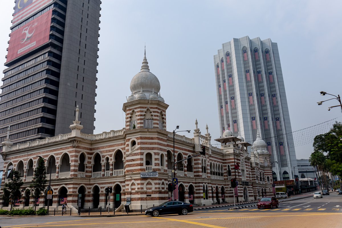 National Textile Museum building exterior in Kuala Lumpur