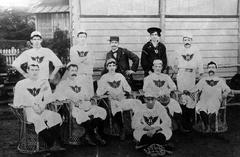 USS Olympia Cruiser baseball team champions Asiatic Station 1895 Yokohama Japan
