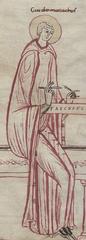 Portrait of Guido of Arezzo, medieval music theorist