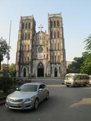 St Joseph's Cathedral in Hanoi, a historic landmark with neo-gothic architecture