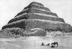 Old Kingdom Step Pyramid of Zoser at Sakkara Egypt