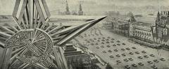 Tanks on Red Square during the military parade on November 7, 1935, celebrating the Great October Socialist Revolution