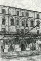 Théâtre des Bouffes Parisiens building exterior before 1878