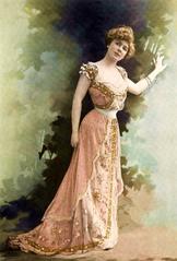 Portrait of French comedian and art collector Amélie Diéterle by photographer Léopold-Émile Reutlinger in 1903