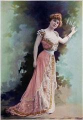 Portrait of French comedian and art collector Amélie Diéterle by photographer Léopold-Émile Reutlinger in 1903