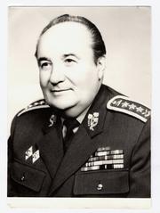 Portrait of General Jozef Hrebik in military uniform