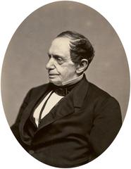 Portrait of Johns Hopkins in 19th century attire