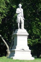 Alexander Hamilton statue in Central Park New York City
