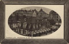 Historic Hauptwache building in Frankfurt am Main, located on Zeil shopping street