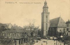 Katharinenkirche and Hauptwache in Frankfurt am Main, Hessen