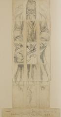 Sketch of Wernyhora altar by Stanisław Wyspiański, 1902, pencil on paper