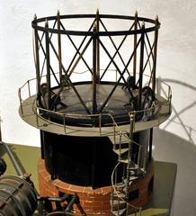 Working model of a gasworks from 1910 showing gas storage tank (gasometer) at University of Tübingen collection