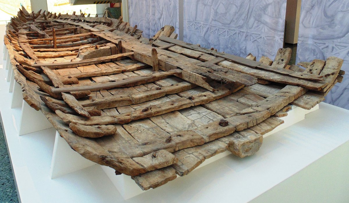 Roman ship hull remains