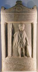 Stone stele monument in Mainz, Germany