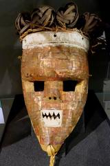 Elephant mask of Bamileke culture displayed at Museum of Anthropology University of British Columbia