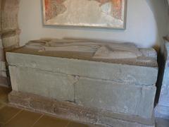 Sarcophagus of Abbot Berchtold von Sissach in Johannes Chapel at Museum zu Allerheiligen Schaffhausen