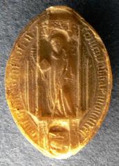 Wax seal of Abbot Konrad VI Dettikofer from 1469