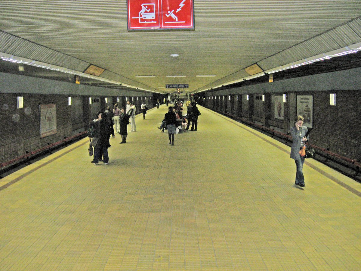 Piața Muncii metro station in Bucharest
