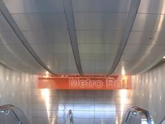 Entrance to Hollywood-Highland Metro Red Line station in Los Angeles