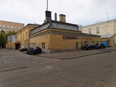 Interior of administrative buildings in clinical town at Devichye Pole, Moscow