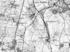 Historical map of Biryulyovo, Annino, and Pokrovskoe near Moscow from 1930