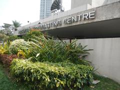 ABS-CBN Broadcasting Center and Eugenio Lopez, Jr. Communications Center viewed from Mother Ignacia Avenue, South Triangle, Quezon City