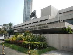 ABS-CBN Broadcasting Center with Millennium Transmitter and Eugenio Lopez, Jr. Communications Center in South Triangle, Quezon City