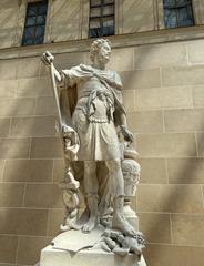 Statue of Hannibal by Sébastien Slodtz at the Louvre Museum
