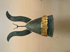 ancient helmet at the Louvre Museum
